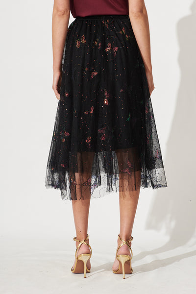 Black tulle hotsell skirt 66