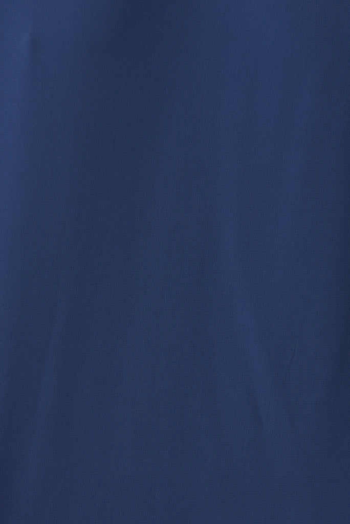 Jina Top In Blue - fabric