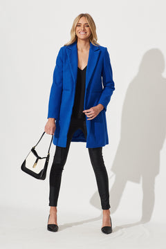 Cobalt blue coat on sale uk