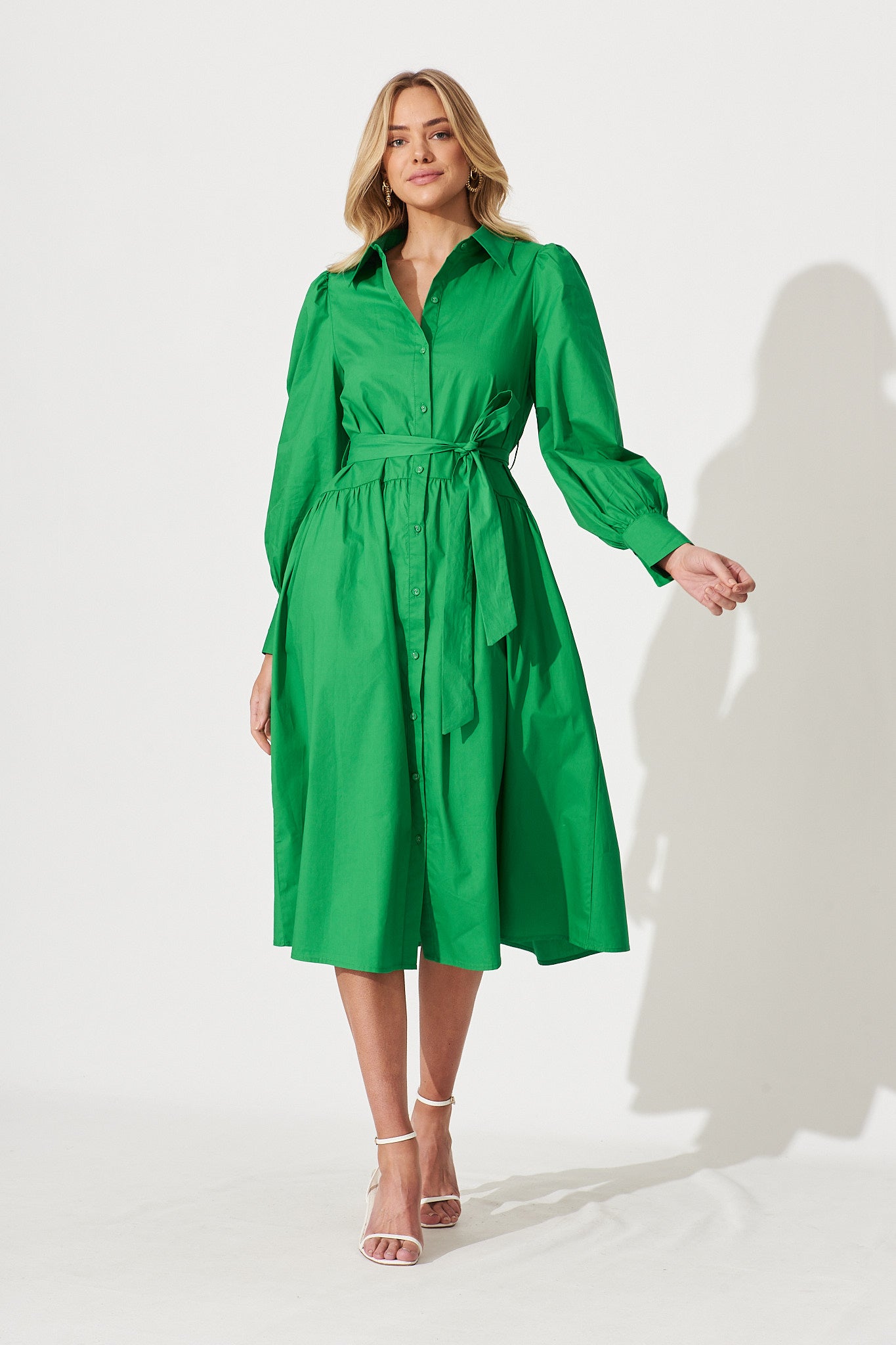 Green tshirt dress online