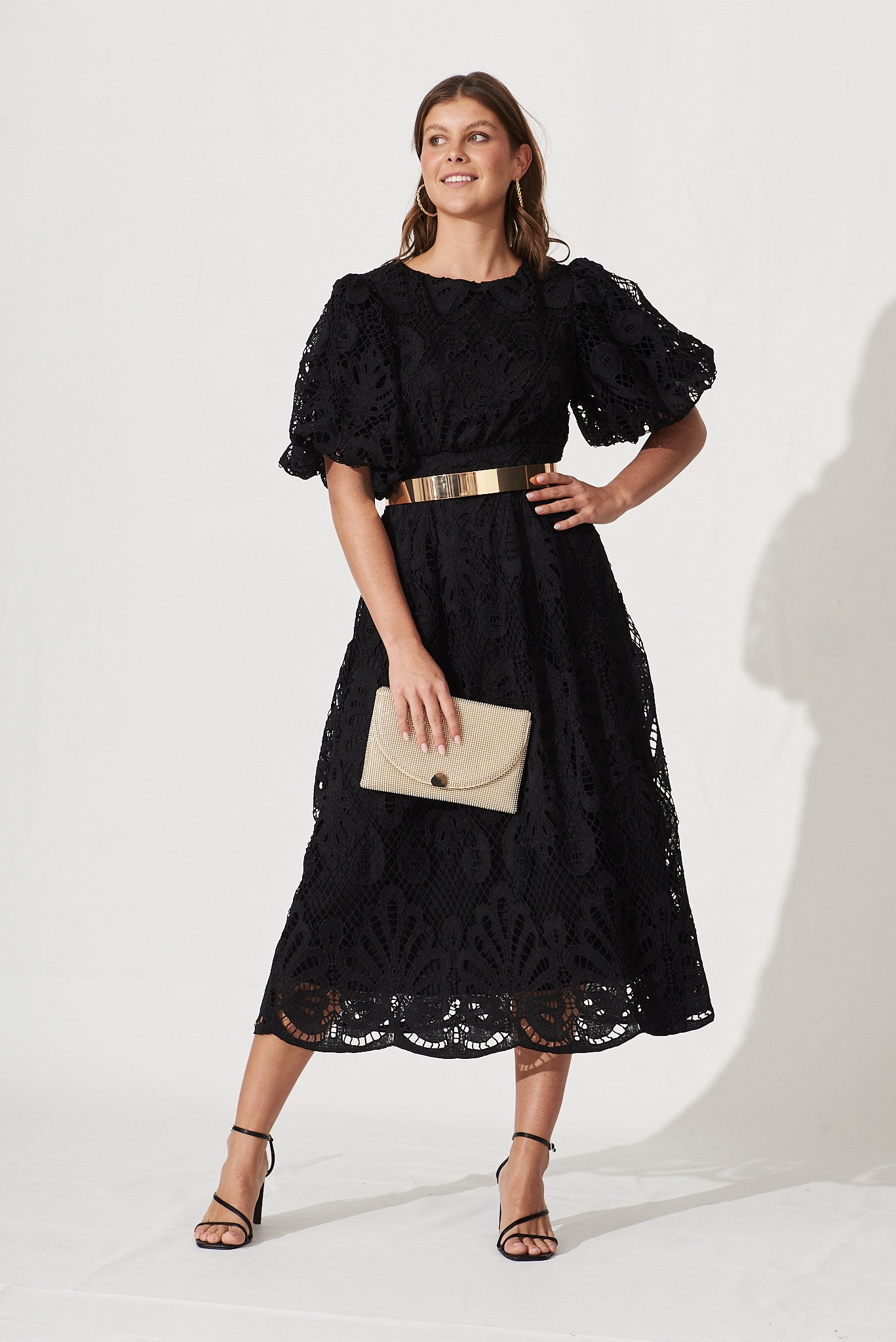 Tillie Lace Dress In Black – St Frock