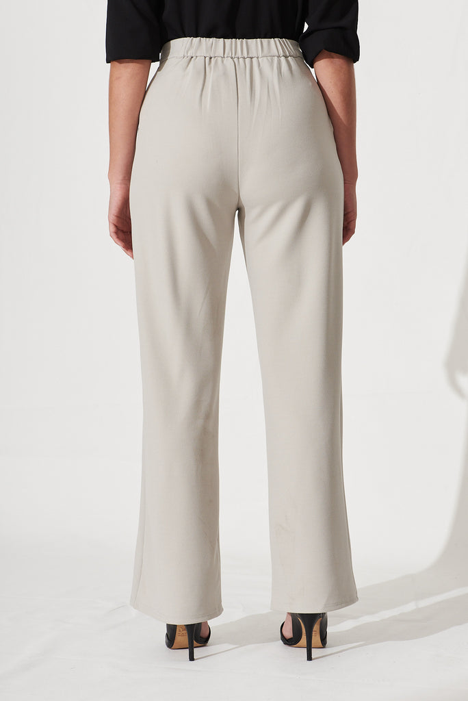 Cinnabar Pant In Pale Grey - back