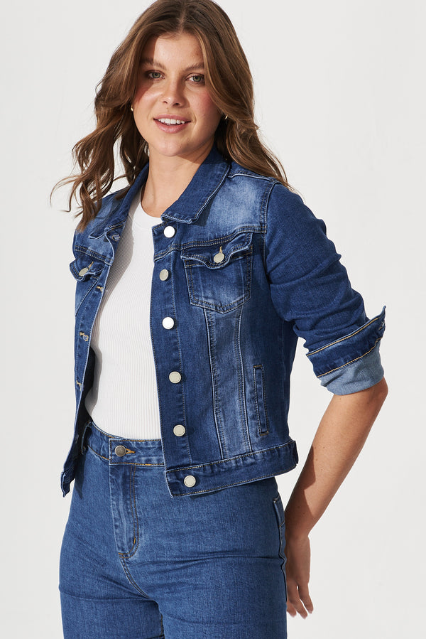 New Order Denim Jacket in Indigo – St Frock