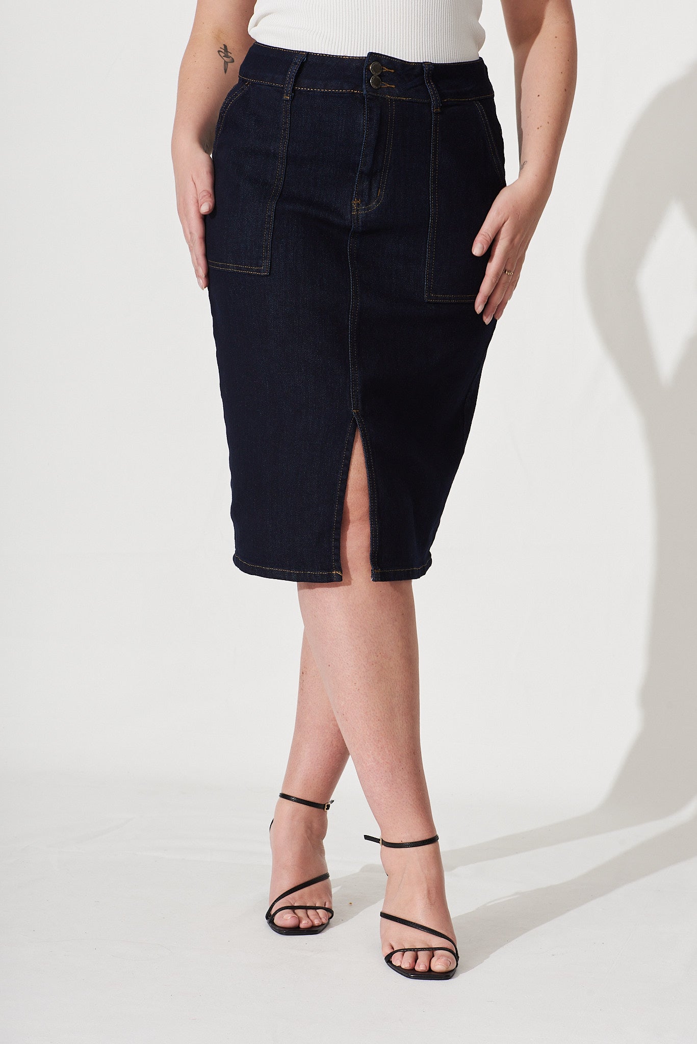 ESTEEZ Women's Cargo Skirt Knee Length - Cotton India | Ubuy