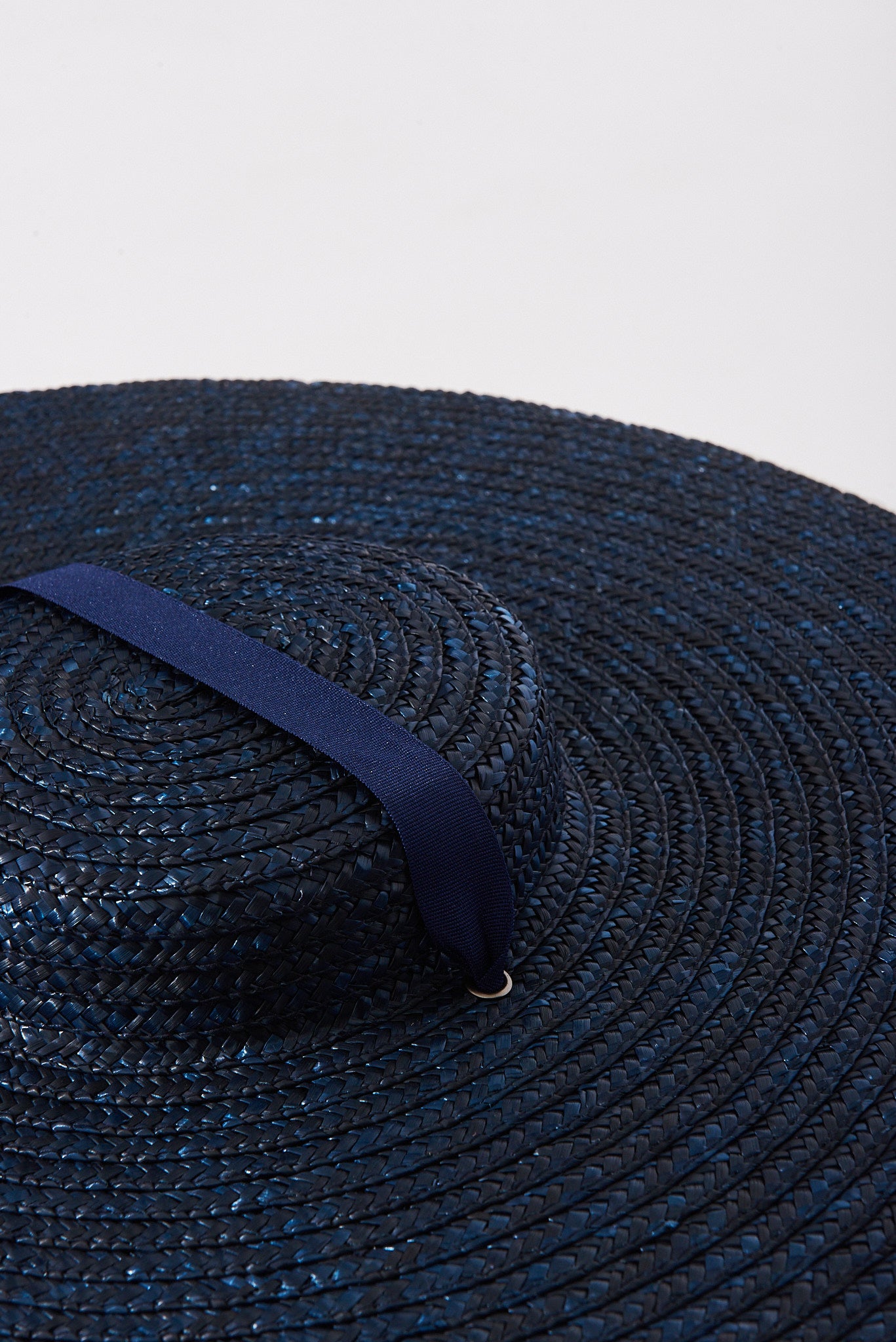 Weekender Boat Hat In Navy Straw – St Frock