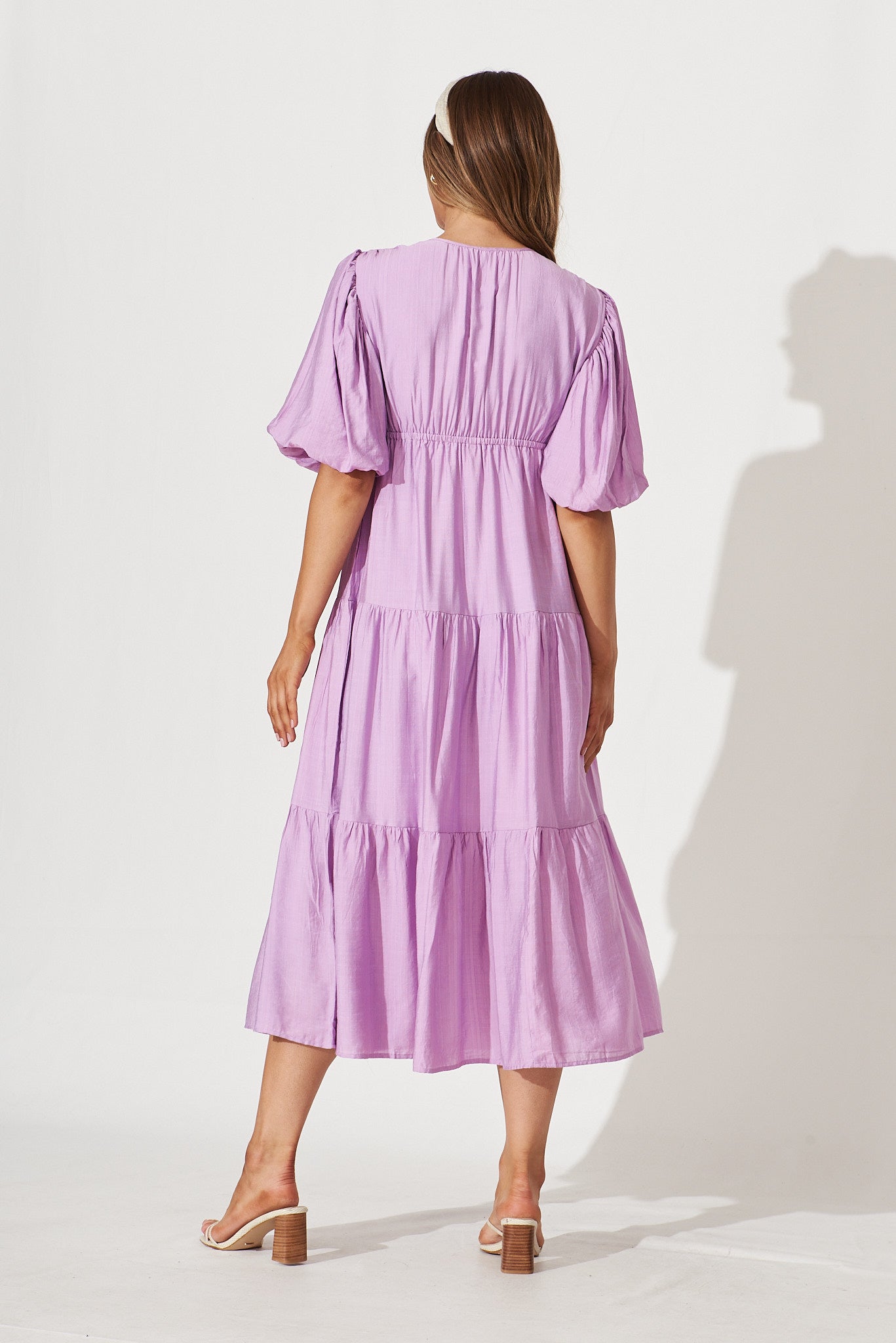 Virginia Midi Dress In Lilac – St Frock