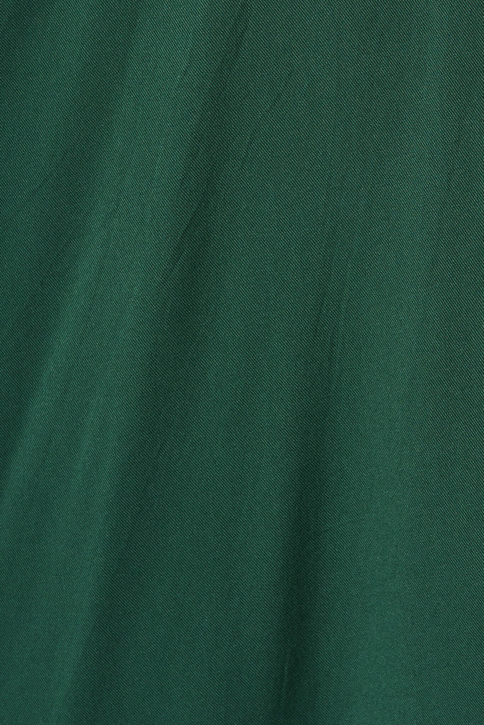 Nevada Maxi Dress In Green - fabric