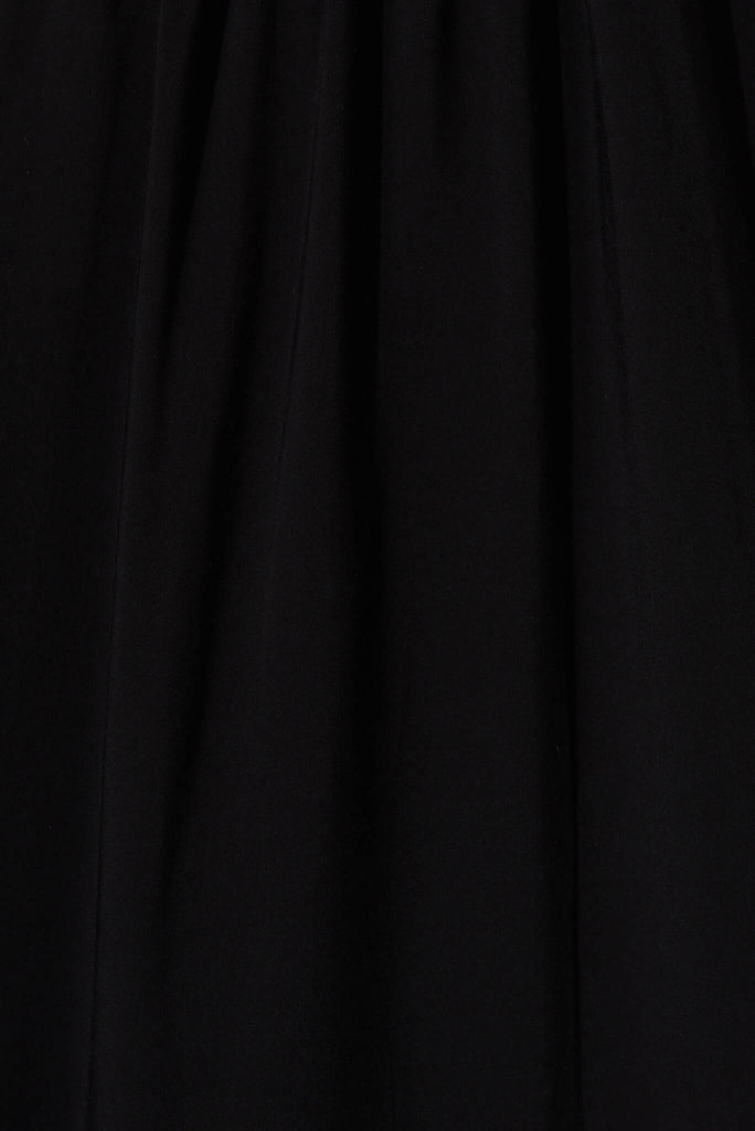 Mariam Midi Dress In Black - fabric