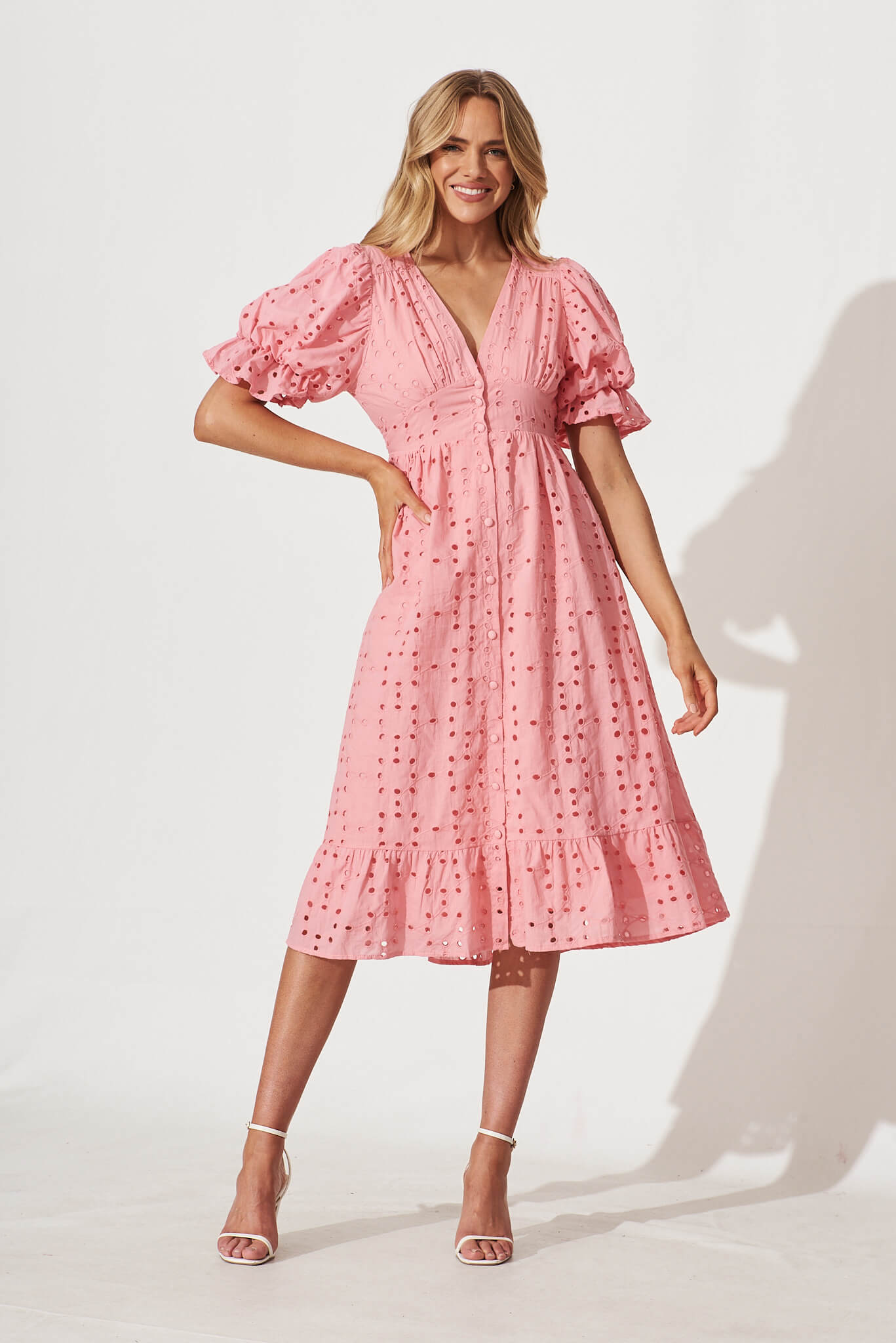Pure cotton Pink hosiery nighty Gown for Women – Stilento
