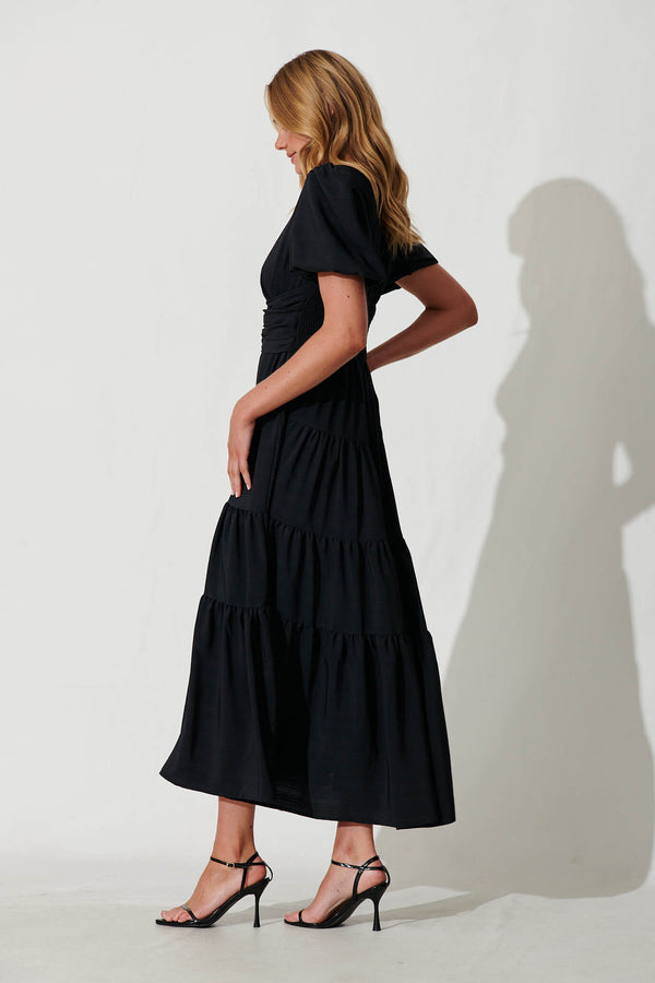 Truelove Maxi Dress In Black – St Frock