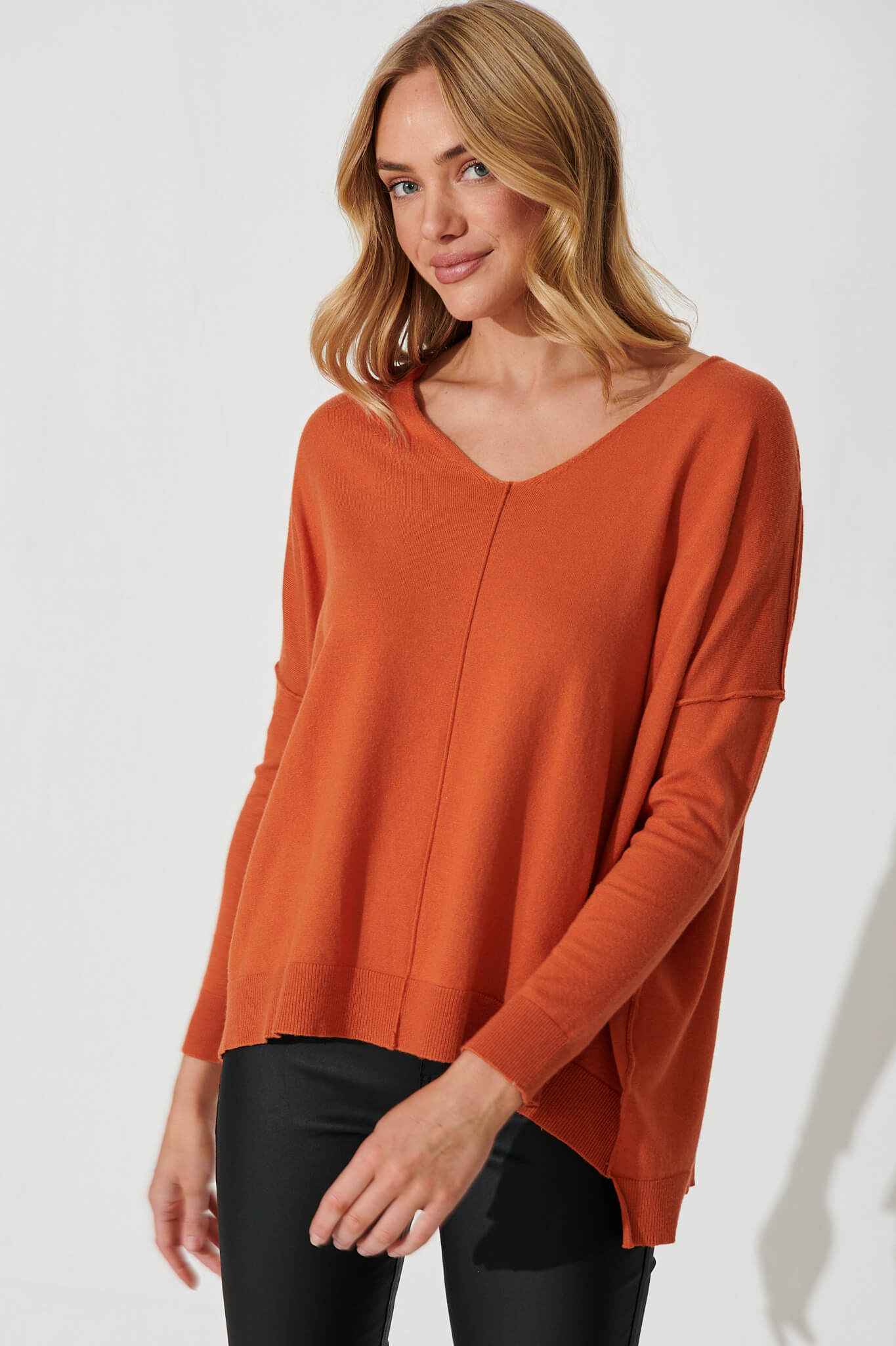 Zamira Knit In Rust - front