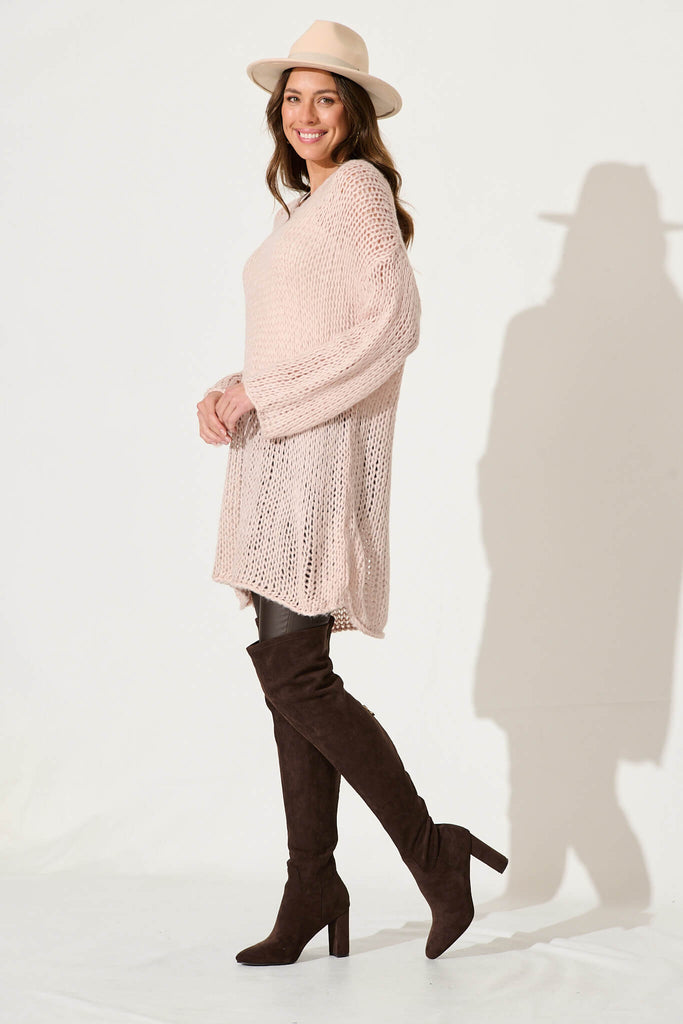 Montenegro Knit In Blush - side