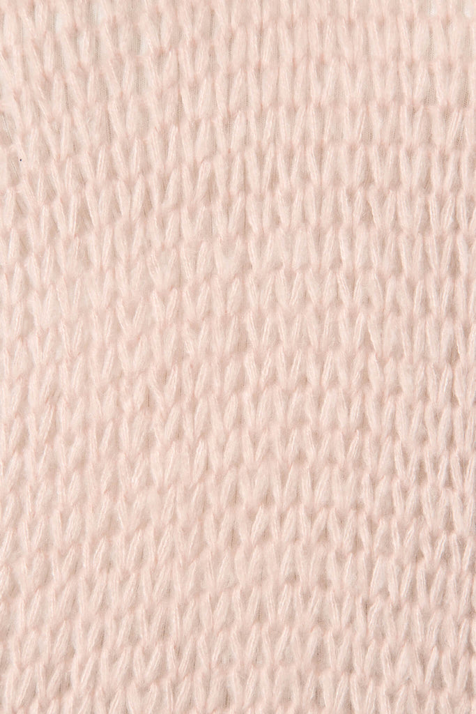 Montenegro Knit In Blush - fabric