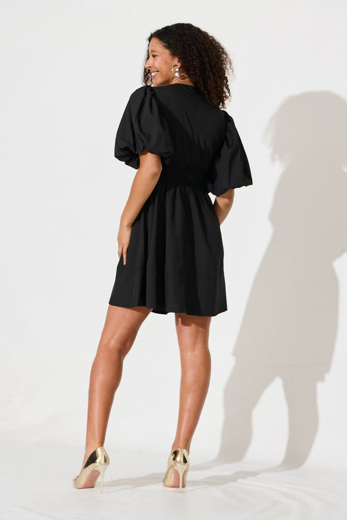 Daydream Dress In Black - back