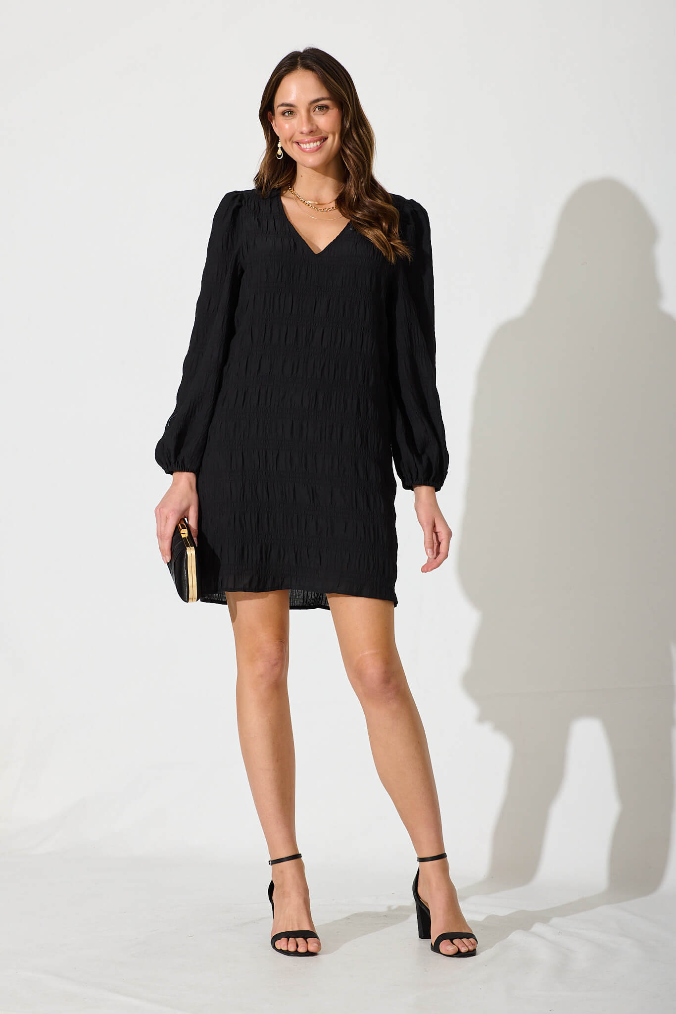 Sivan Dress In Black - full length