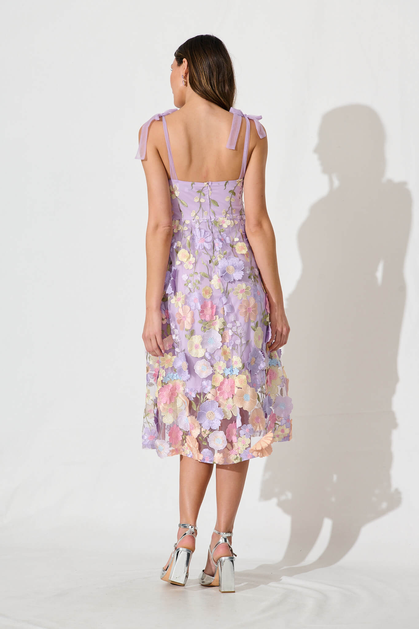 Laude The Label Emilie Floral Cotton Midi Dress In good Canyon Floral Size M/L