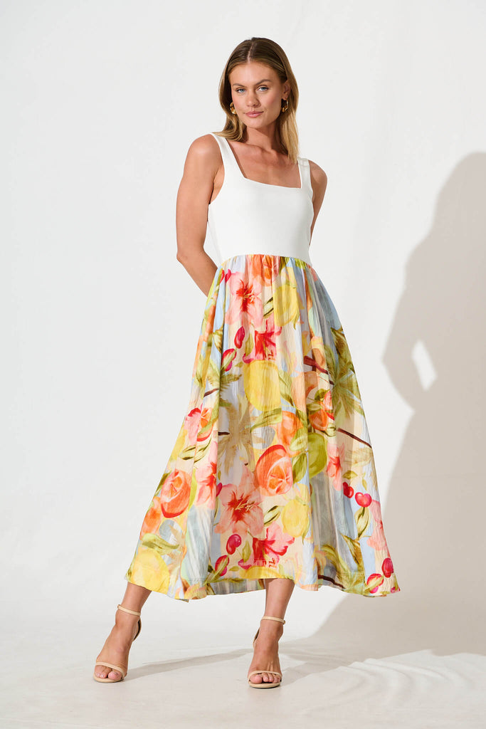 Momentum Maxi Dress in Multi Floral