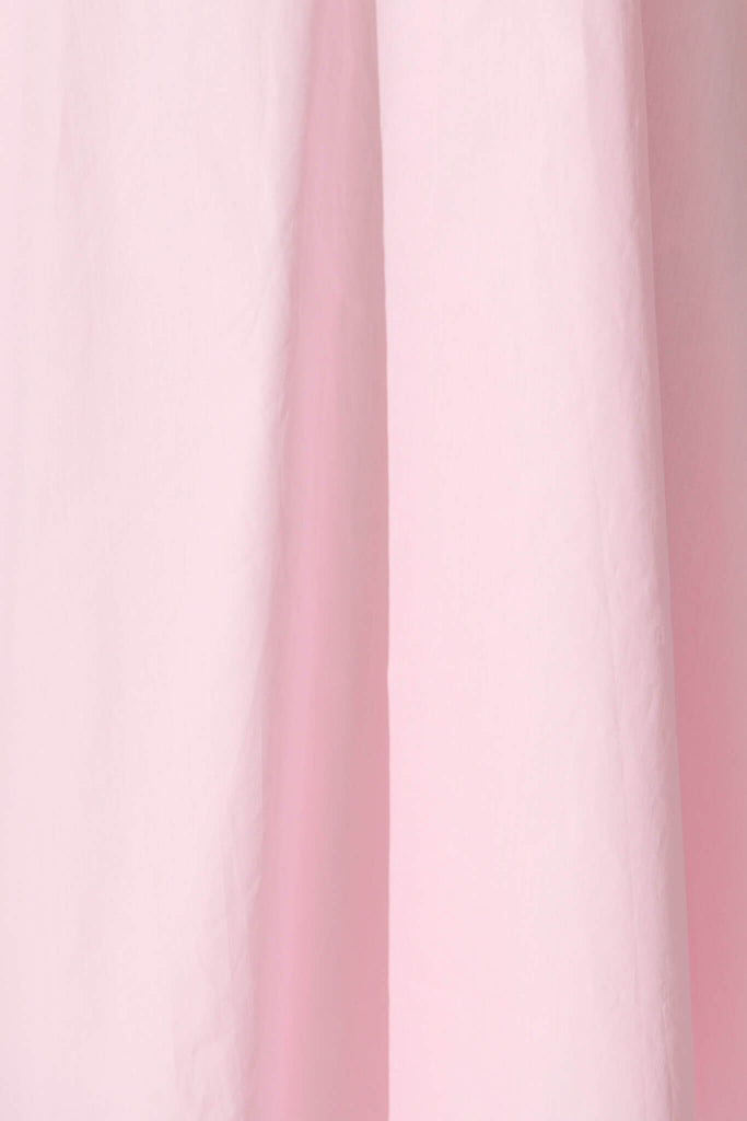 Sunrays Midi Dress in Pink Cotton fabric