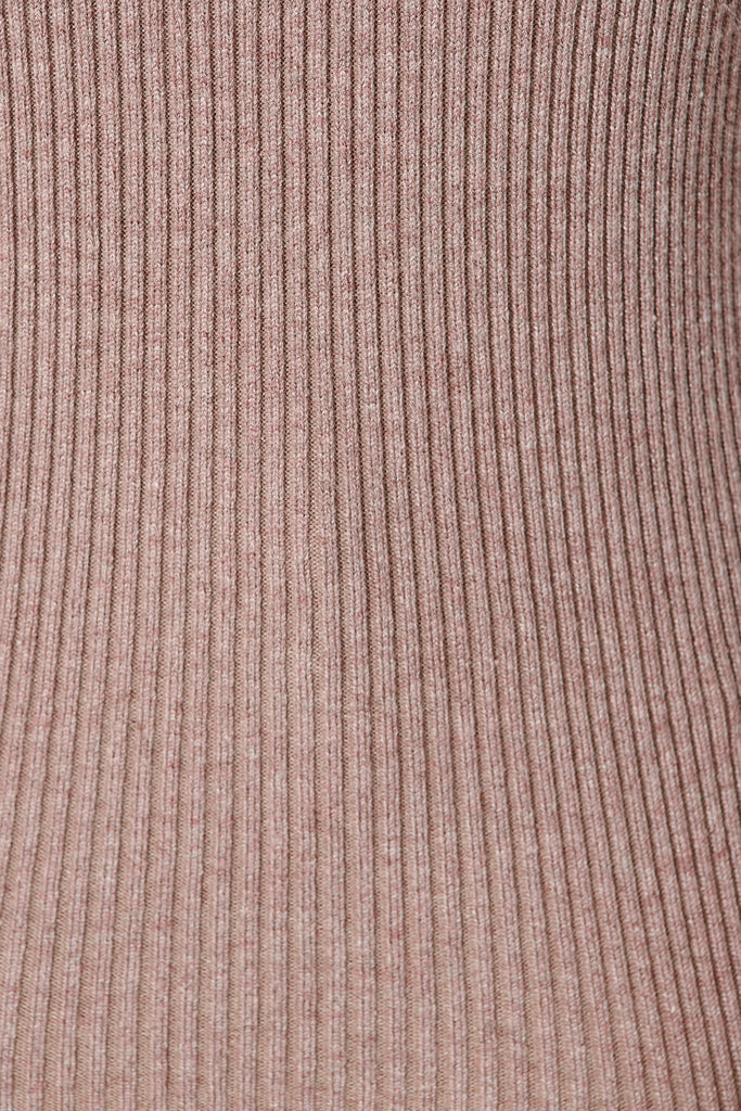 Dover Heights Knit In Taupe fabric