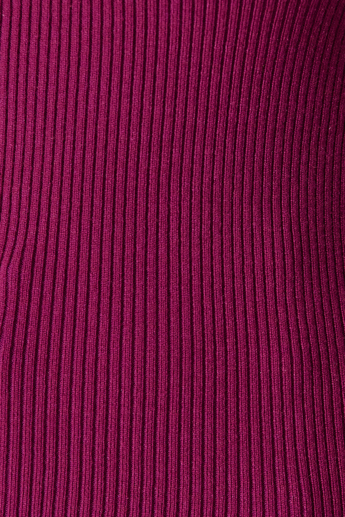 Dover Heights Knit In Wine fabric