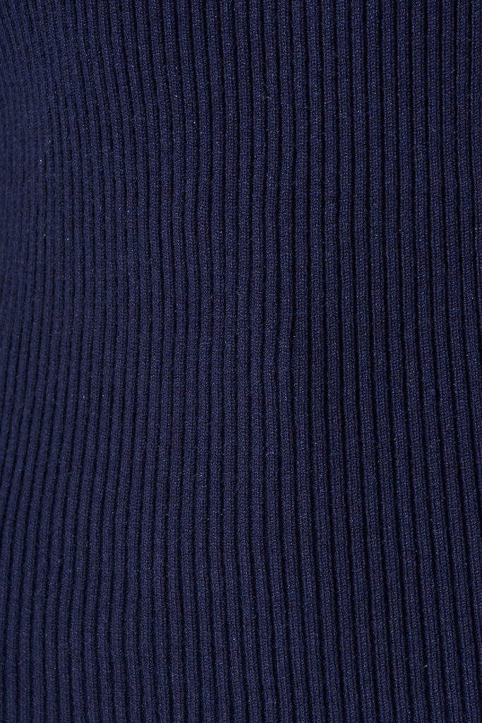 Dover Heights Knit In Navy fabric