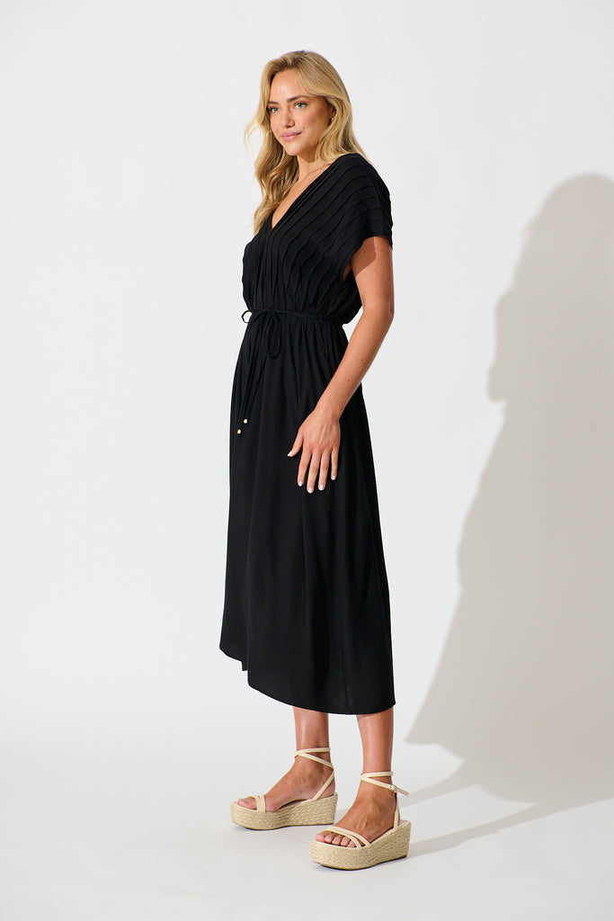 Karina Maxi Dress in Black side