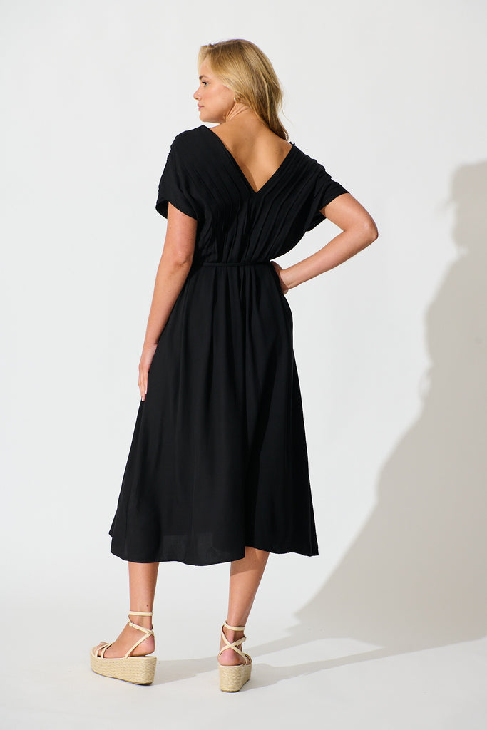 Karina Maxi Dress in Black back