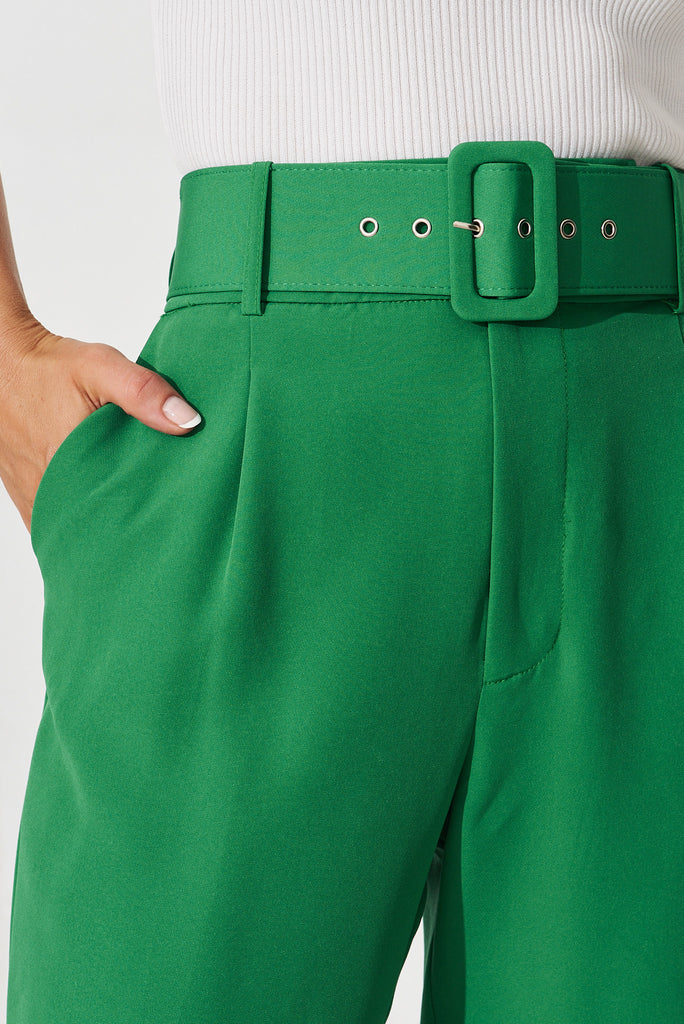 Dahlia Pant In Green - detail