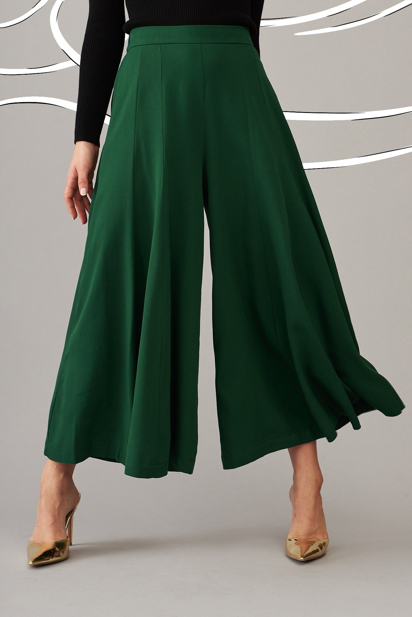 Sugary Pants In Emerald – St Frock